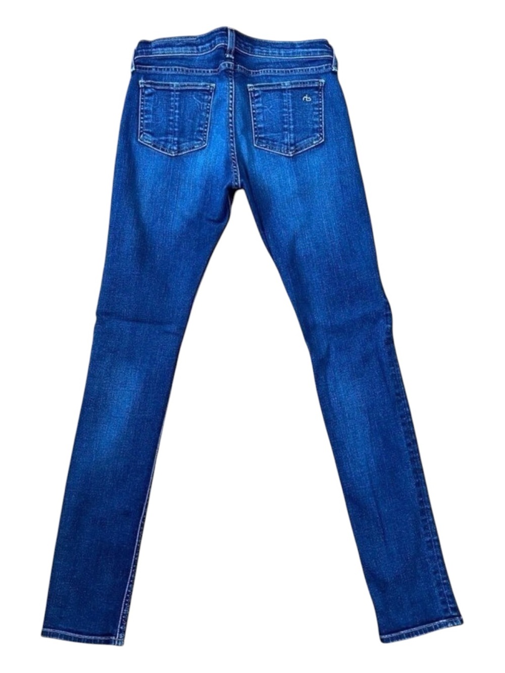 Rag & bone mid rise skinny jeans stretchy denim medium rise blue size 26